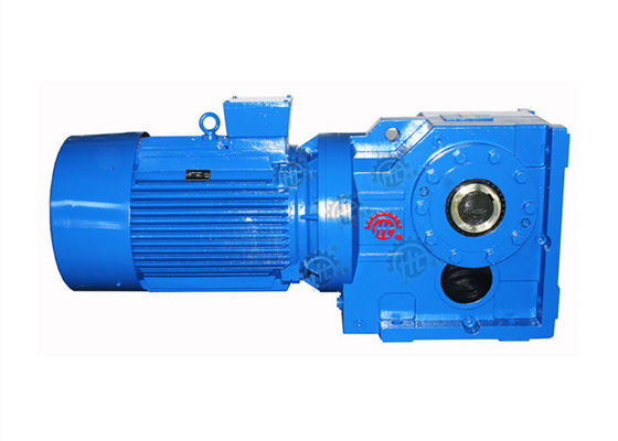 Helical Bevel Shaft Mounted Speed Reducer Power Transmission Gearbox