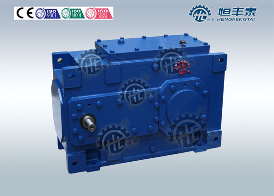 High Torque Helical Bevel Speed Reducers Gearbox 3 Stage Hollow Output